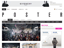Tablet Screenshot of postermagazine.com
